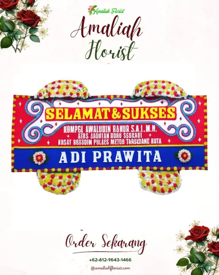 Papan Bunga Ucapan Selamat Patal I